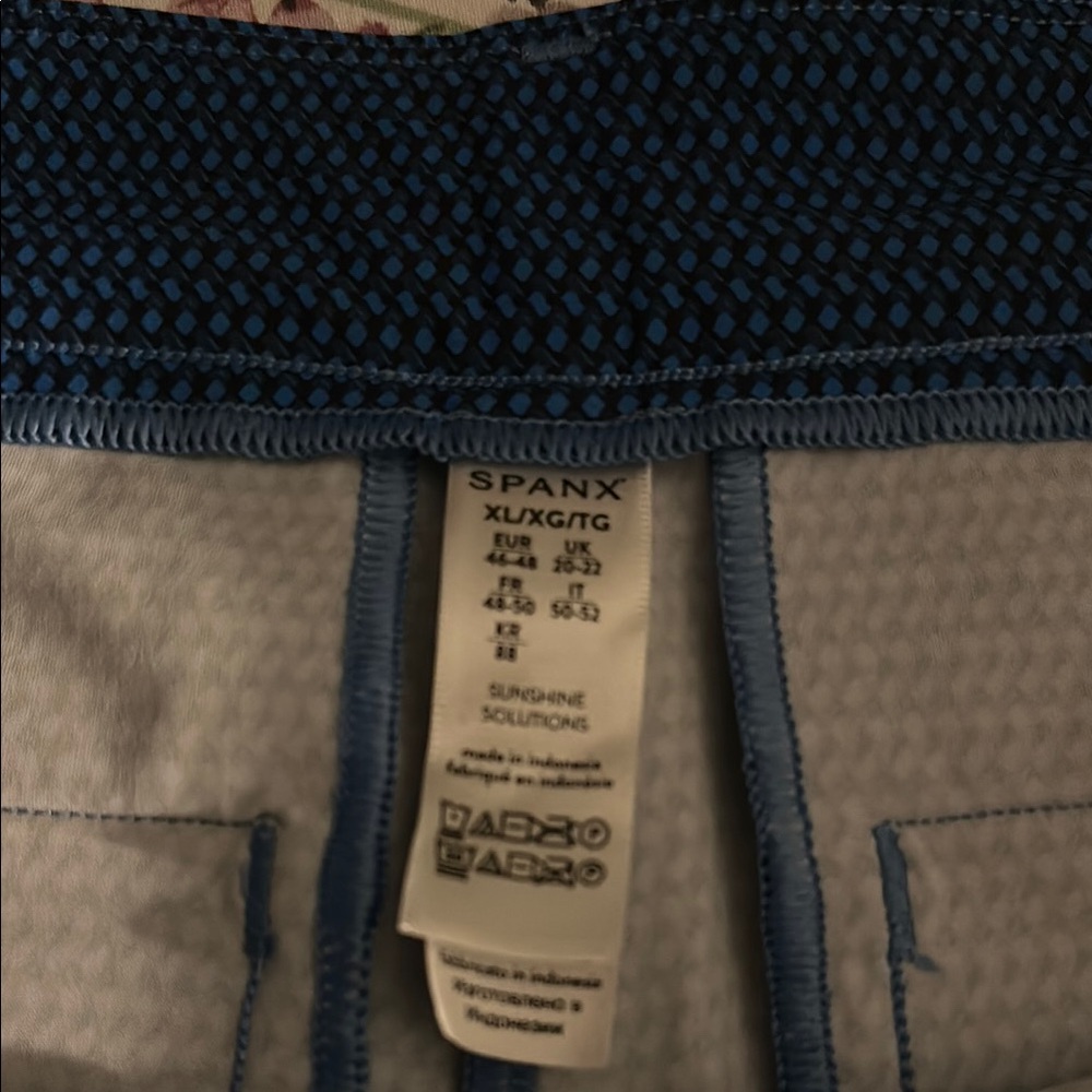 Blue Patterned Pants - Picture 2 of 3